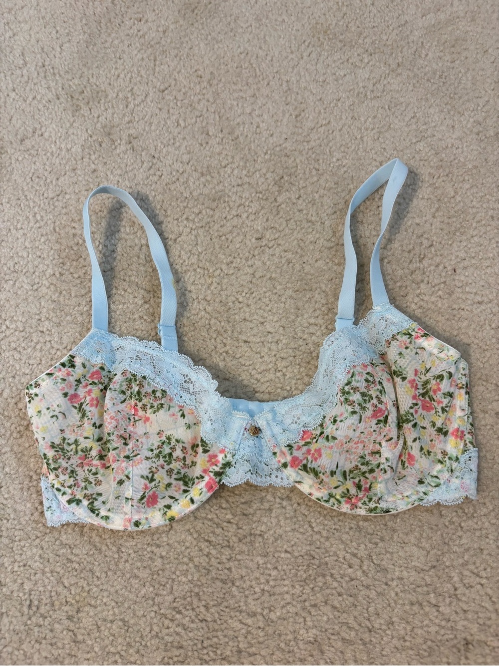 Adore Me Floral Lace Underwire Bra
